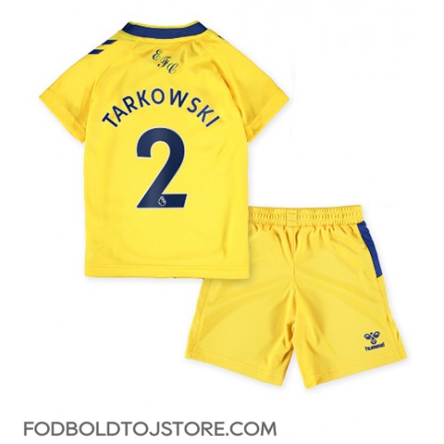Everton James Tarkowski #2 Tredje sæt Børn 2022-23 Kortærmet (+ Korte bukser)